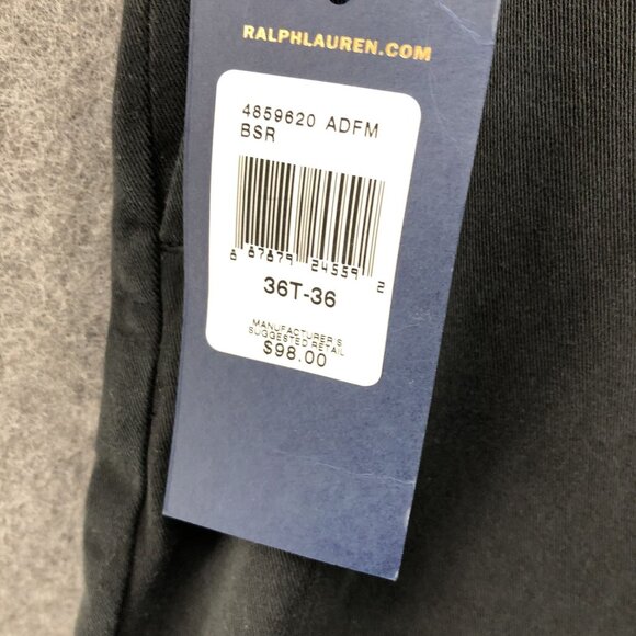 Polo Ralph Lauren Classic Fit Chino Pants Mens 36T 36x36 Flat Front Straight - Picture 6 of 13